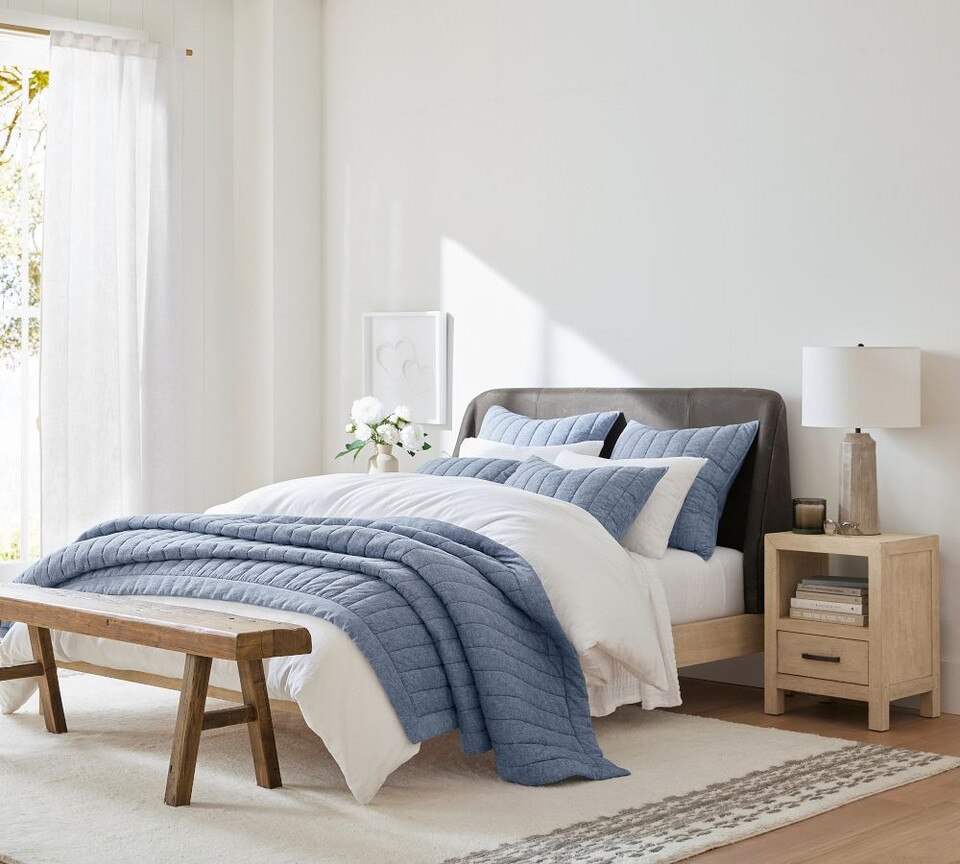 European Flax Linen/Cotton Quilt Cover Pottery Barn Australia